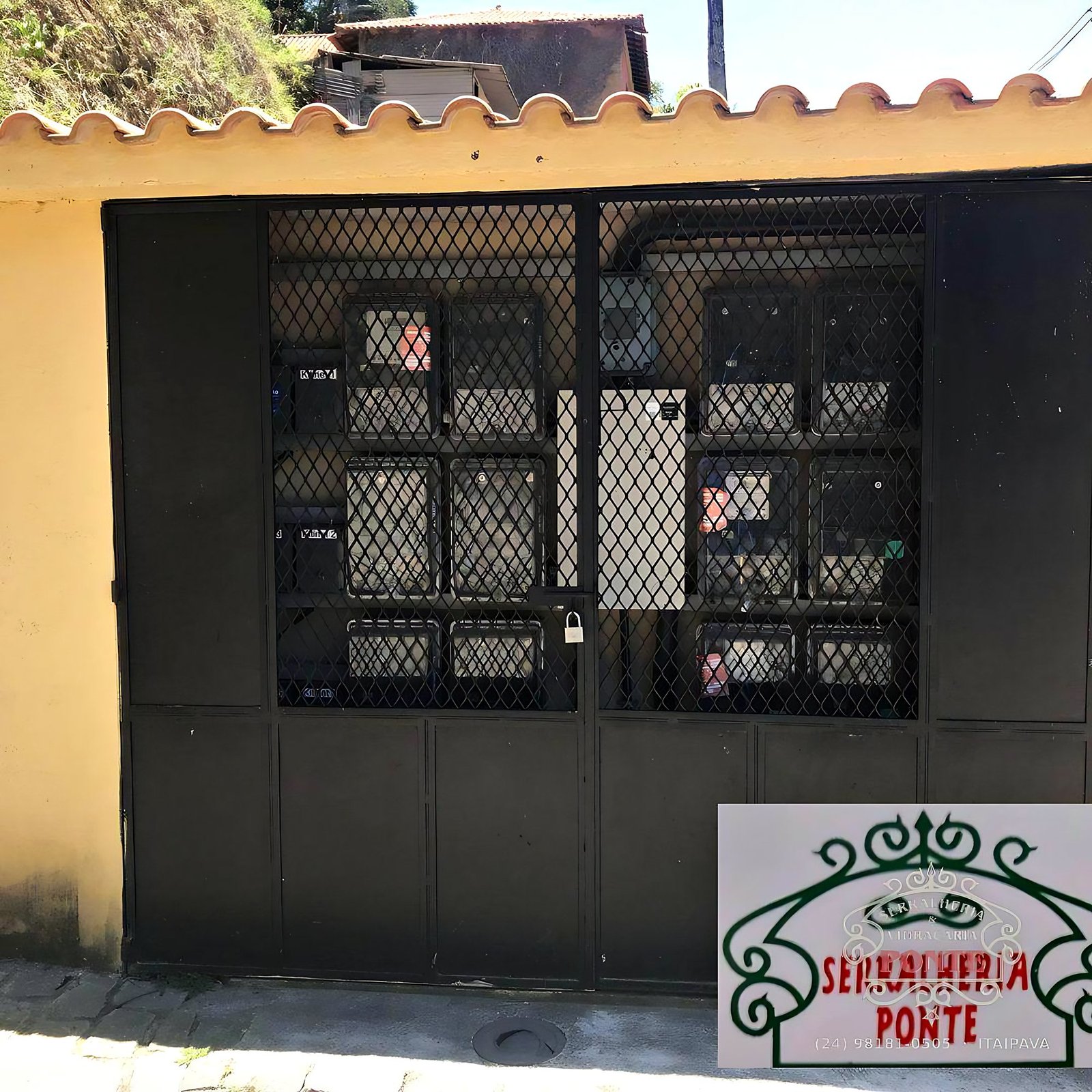 Portão para padrão elétrico